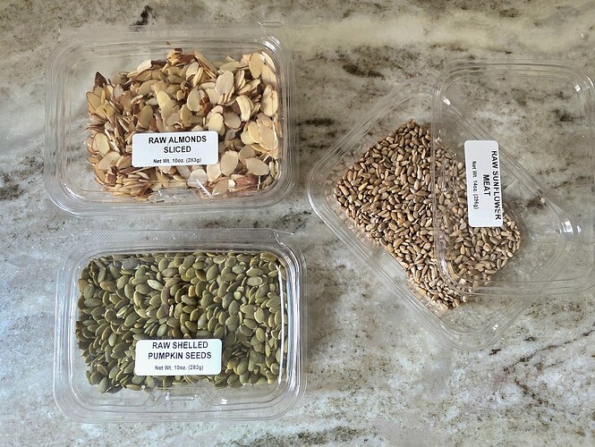 Seeds and nuts