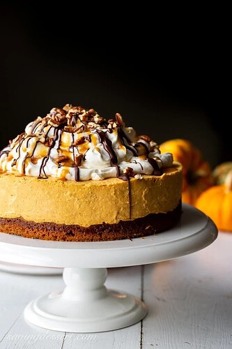 Pumpkin-Cheesecake-with-Turtle-Topping-1