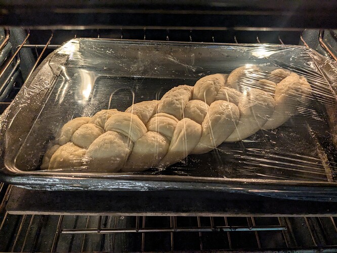Rising in the oven