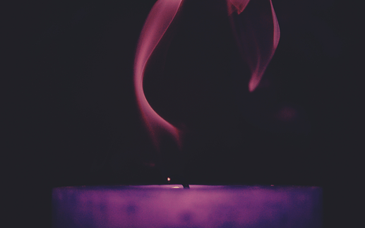Purple Spirit Candle