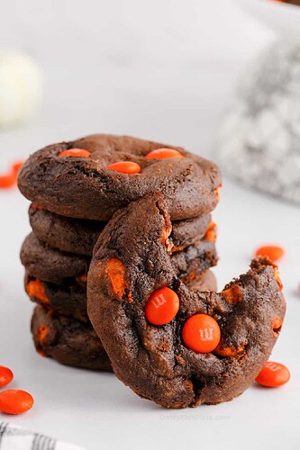 Chocolate-Cake-Mix-Cookies-stack-with-bite-1
