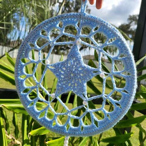 Blue Pentacle Wall Decoration 5