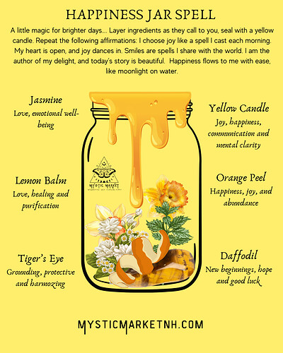 Happiness Jar Spell- MysticMarket