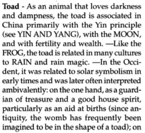 Toad symbolism meaning