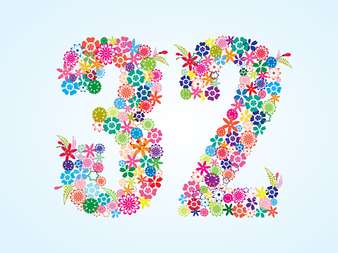 vector-colorful-floral-32-number-design-isolated-on-white-background-vector-id1088311760-3032789344