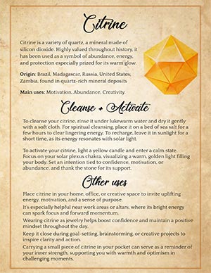 Citrine-Spiritual-Uses-Book-of-Shadows